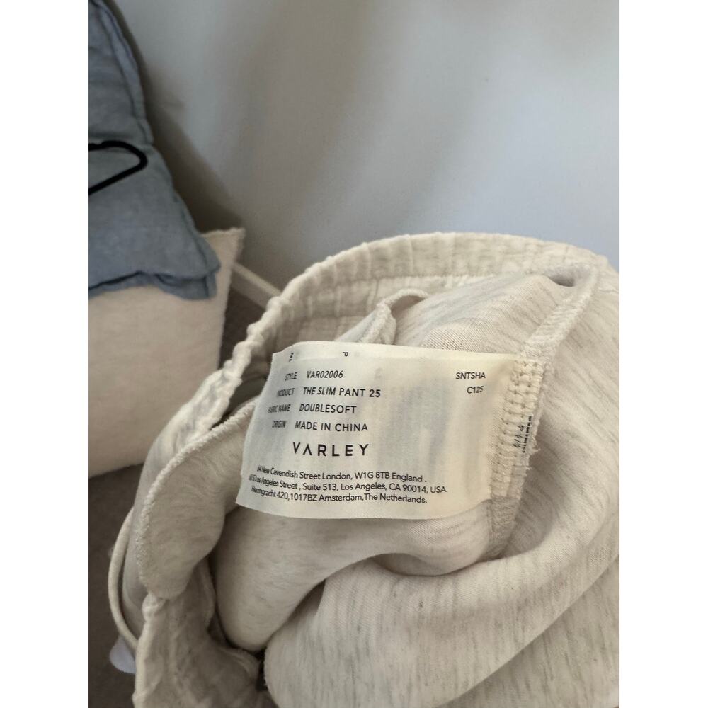 Women’s Varley The Slim Pant 25" in Ivory Marl SZ XXS - Picture 6 of 9